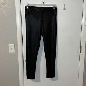 Shinestar VEGAN Leather leggings Pants M NWT